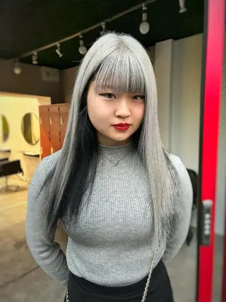 ロング カラー 梅田デザインカラー 🌈🏆ヒノキのヘアスタイル