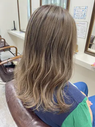 ミディアム カラー 【eimee】 店長✂️TAKUMAのヘアスタイル