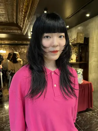 ロング 圧倒的デザイン力 店長🎨RENAのヘアスタイル
