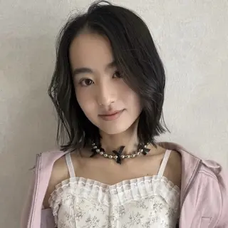 ショート カラー 大人韓国レイヤー🫧 暖色カラー/はるのヘアスタイル