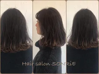 セミロング カラー パーマ ヘアアレンジ メンズ ネイル 豊橋美容院 ソンリエのヘアスタイル