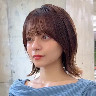 ショート カラー 顔周り✂️透明感 レイヤー/みっきーのヘアスタイル