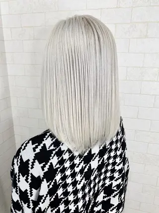 ミディアム カラー 神野 雅樹のヘアスタイル