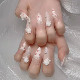 ロング カラー Bling Salonのネイルデザイン