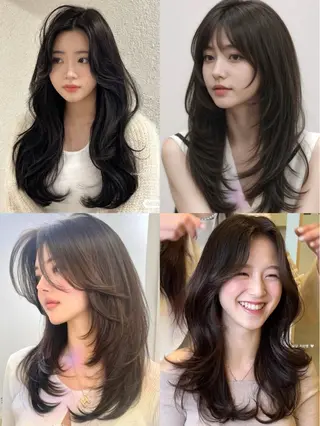 ロング 開發 智也のヘアスタイル