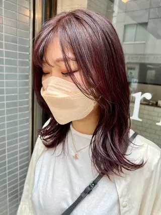 セミロング カラー mizuki ニュアンスパーマのその他イメージ