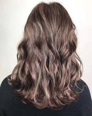 セミロング カラー Lien 深井店のヘアスタイル