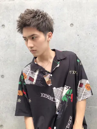 ミディアム カラー パーマ ヘアアレンジ メンズ キッズ メンズ特化美容師 aiの眉毛・アイブロウイメージ