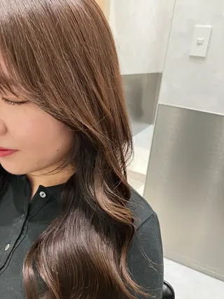 カラー 💖ブリーチなし透明 感💖ASAHIのヘアスタイル