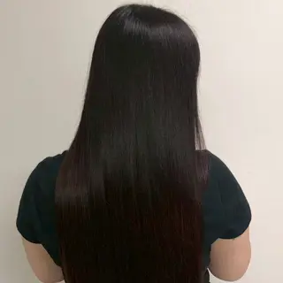 カラー ロング 無料モデル募集中🫧 田村 羽夏のヘアスタイル