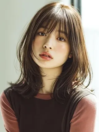 ミディアム 艶髪診断で絶対綺麗✨ お悩み解決✨京谷宥✨のヘアスタイル