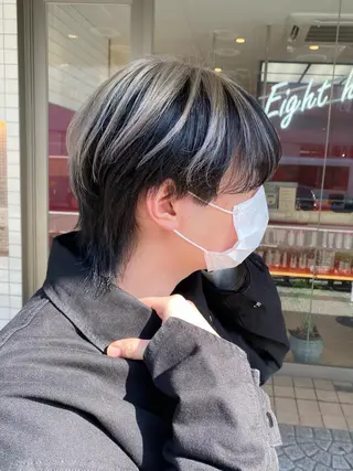 ショート カラー メンズ 荒谷 薫のヘアスタイル