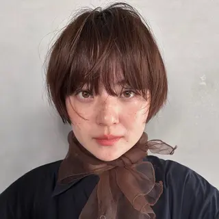 ショート カラー 前野 日奈 / ナチュラルモードのヘアスタイル