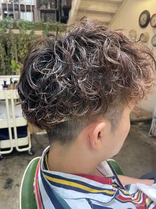 パーマ メンズ 佐藤 良祐のヘアスタイル