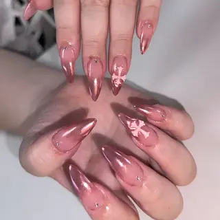 セミロング 🦋Nail Amo🦋のネイルデザイン