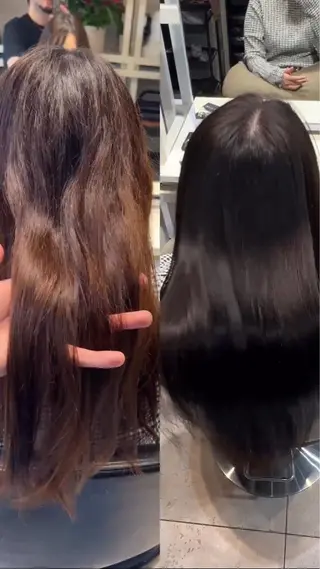 恵比寿結べるレイヤー 地毛風カラー大場のヘアスタイル