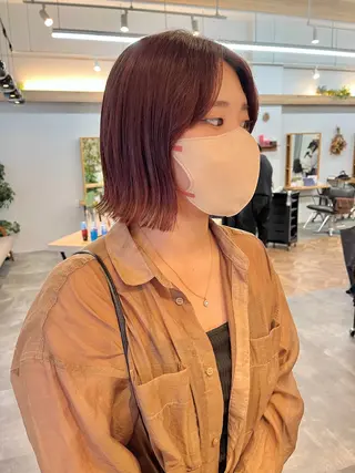 ミディアム カラー ナチュラル＆ラフヘア 松尾 凌のヘアスタイル
