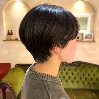 ショート ショートカット / 銀座/ 青山莉奈のヘアスタイル