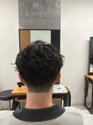 パーマ メンズ メンズパーマ特化 園田 楓莉のヘアスタイル