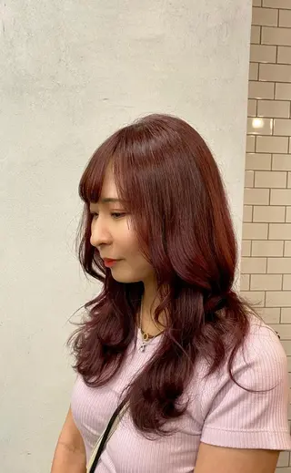 ロング カラー 川井 英郁のヘアスタイル