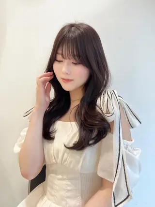 カラー 赤み消し🌿透明感 カラー🌿銀座のヘアスタイル