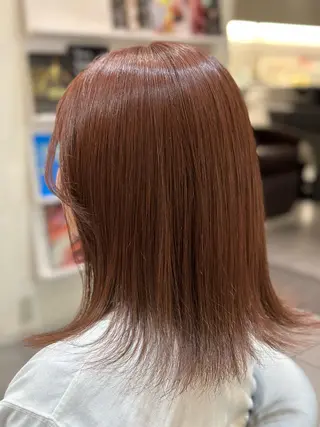 ミディアム カラー キタド アミのヘアスタイル