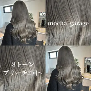ロング カラー ナチュラルカラー/ ハイトーン AMIのヘアスタイル