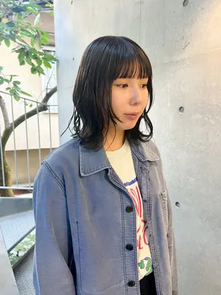 ミディアム カラー 艶カラー/パーマ 🐕‍🦺Nagiのヘアスタイル