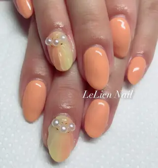 ネイル モチの良さ◉ フィルインネイル♡のネイルデザイン