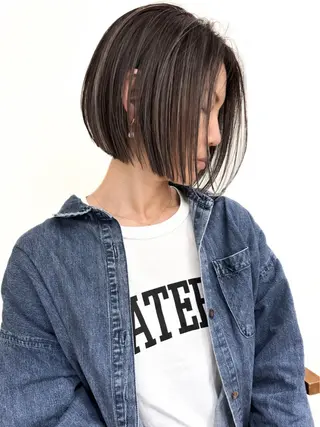 ショート カラー 鈴木 南のヘアスタイル