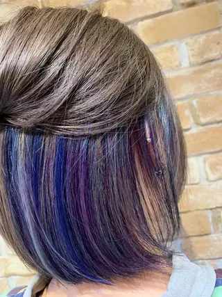 ショート カラー 💜Rebre** Mayu💜のヘアスタイル