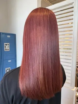 ロング カラー 太田 結愛のヘアスタイル