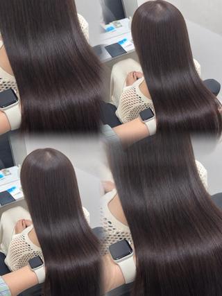 ロング 透明感カラーボブ レイヤー/asukaのヘアスタイル