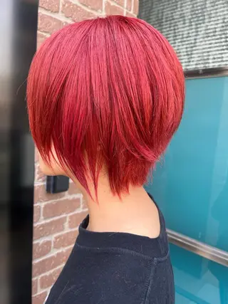 セミロング カラー パーマ ヘアアレンジ メンズ キッズ ネイル アイブロウ 久木原 ゆりのヘアスタイル