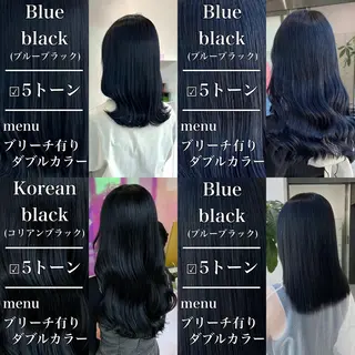 ミディアム カラー ヘアアレンジ レイヤー×透明感カラ ーHAYATOのヘアスタイル