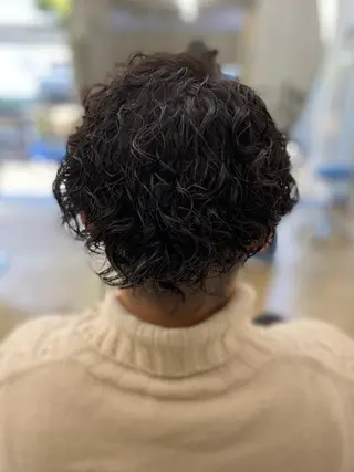 パーマ メンズ 松井 敬太郎のヘアスタイル
