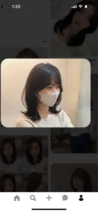 ミディアム 韓国好き🇰🇷 美容師MIKUのヘアスタイル