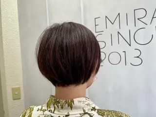 ショート くせ毛カット終着点 カワサキトオル溝の口のヘアスタイル
