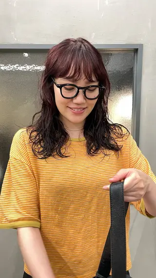 パーマ 佐伯 和佳のヘアスタイル