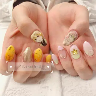 セミロング ネイルJaol 池袋のネイルデザイン