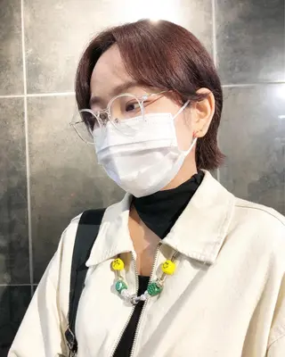 ショート カラー ヘアアレンジ メンズ特化✂️栗原 侑也のヘアスタイル