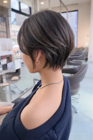 ショート wil西宮レイヤー 西村徹のヘアスタイル