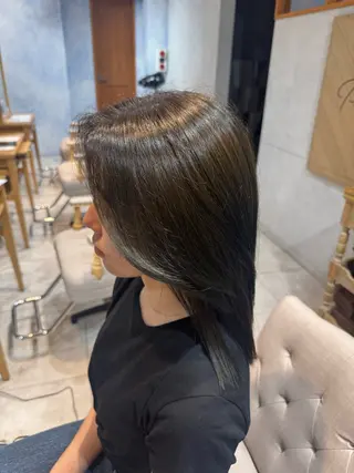 ミディアム カラー crea ₊˚⊹ ʚɞのヘアスタイル