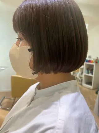 ショート 透明感🌿縮毛矯正 🫧真生のヘアスタイル