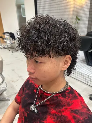 パーマ メンズ 🐲ツイスパ🐲 フェード/龍のヘアスタイル