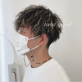 カラー パーマ メンズ 川上 紗也加のヘアスタイル