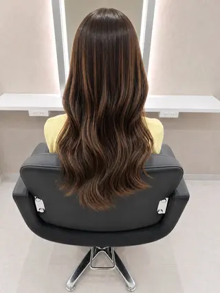 ロング カラー 💫艶髪/暖色カラ ー/ruka💫のヘアスタイル