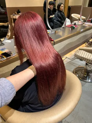 ロング 阿部野 明優梨のヘアスタイル