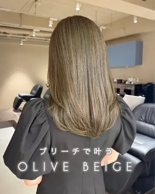 セミロング カラー 表参道🌿赤み消し カラー/チナツのヘアスタイル