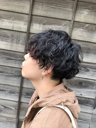 パーマ メンズ コレットヘアー 田中アヤノのヘアスタイル